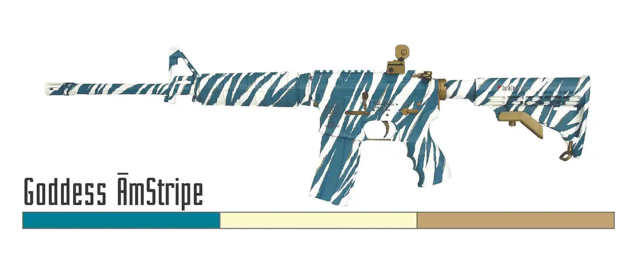 Goddess ĀmStripe Stencil Template - Image 3