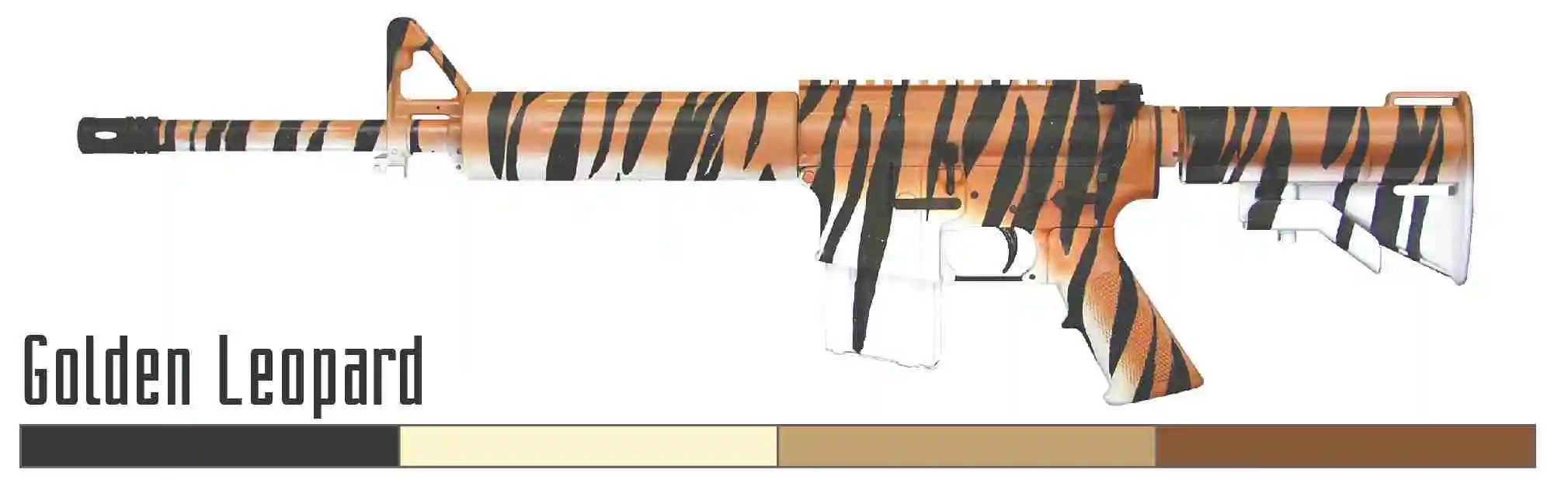 Femme Fatale Golden Leopard Stencil Template - Image 3