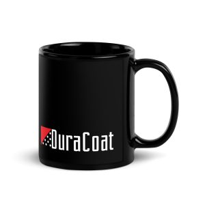 DuraCoat Logo Black Glossy Mug